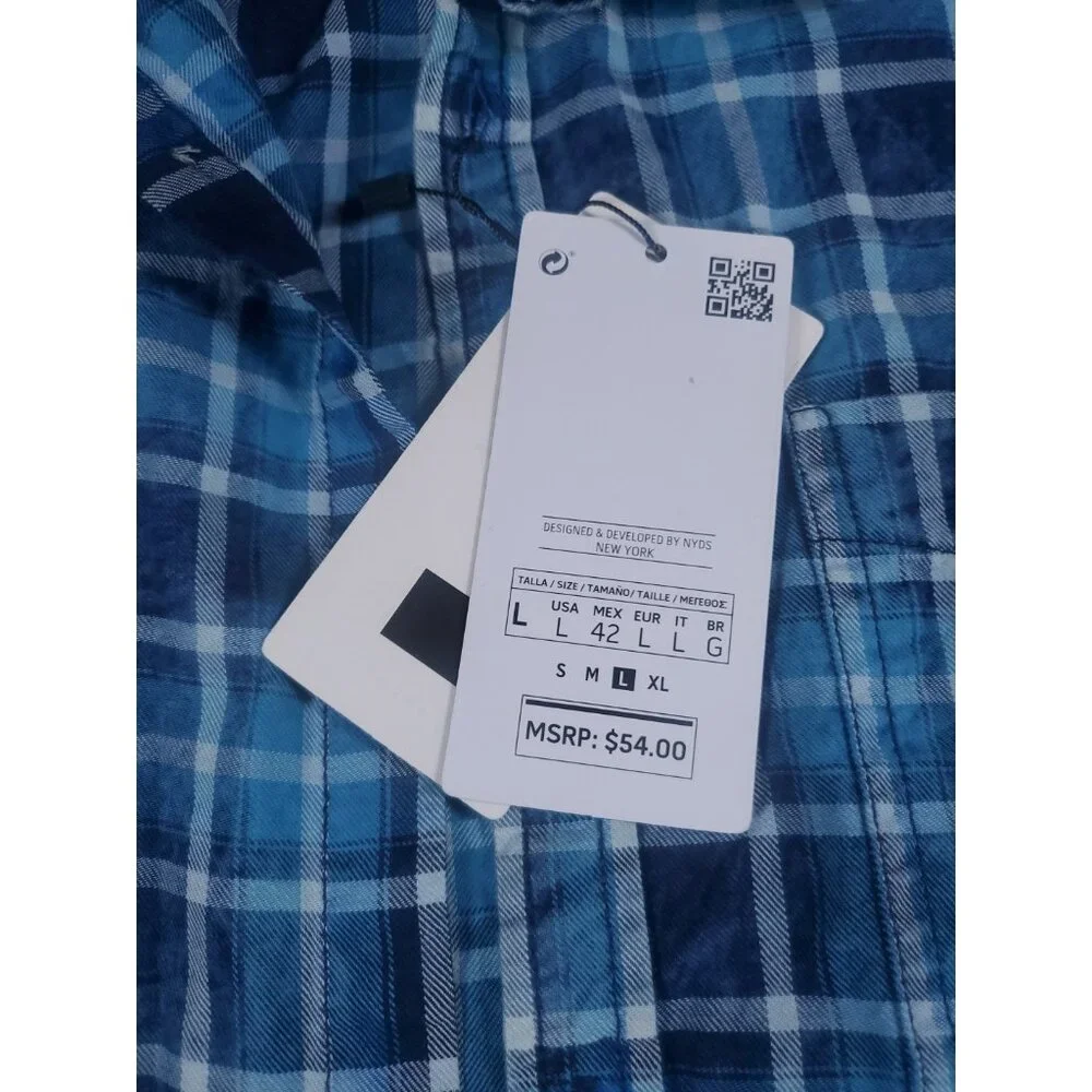 Zip code Ricky Singh Button Down Shirt Men's Size Large NEW With Tag - Picture 7 of 14